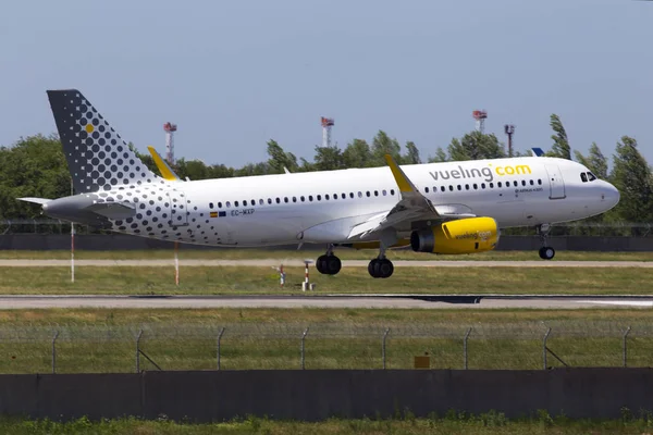 Borispol Ukraine Mai 2018 Avion Mxp Vueling Airbus A320 200 — Photo