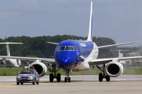 Borispol Ucrania Agosto 2018 Reunión Del Primer Vuelo Ucrania Del — Foto de Stock