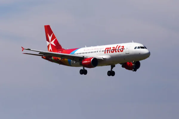 Borispol Ucrânia Maio 2018 Aen Air Malta Airbus A320 200 — Fotografia de Stock