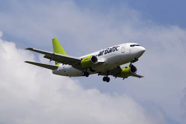 Borispol Ucraina Giugno 2019 Velivolo Bbe Air Baltic Boeing 737 — Foto Stock