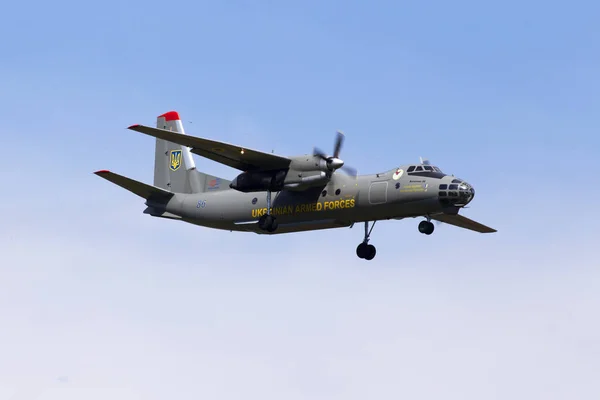 Borispol Ukraine June 2019 Antonov Ukrainian Armed Forces Aircraft Blue — Stock Photo, Image