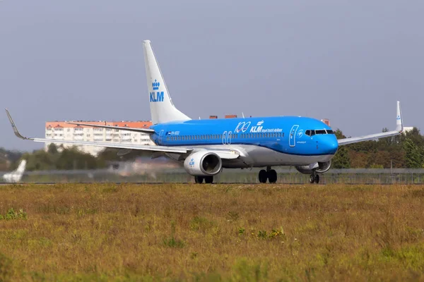 Borispol Ukraina Września 2019 Bxu Klm Royal Dutch Airlines Boeing — Zdjęcie stockowe