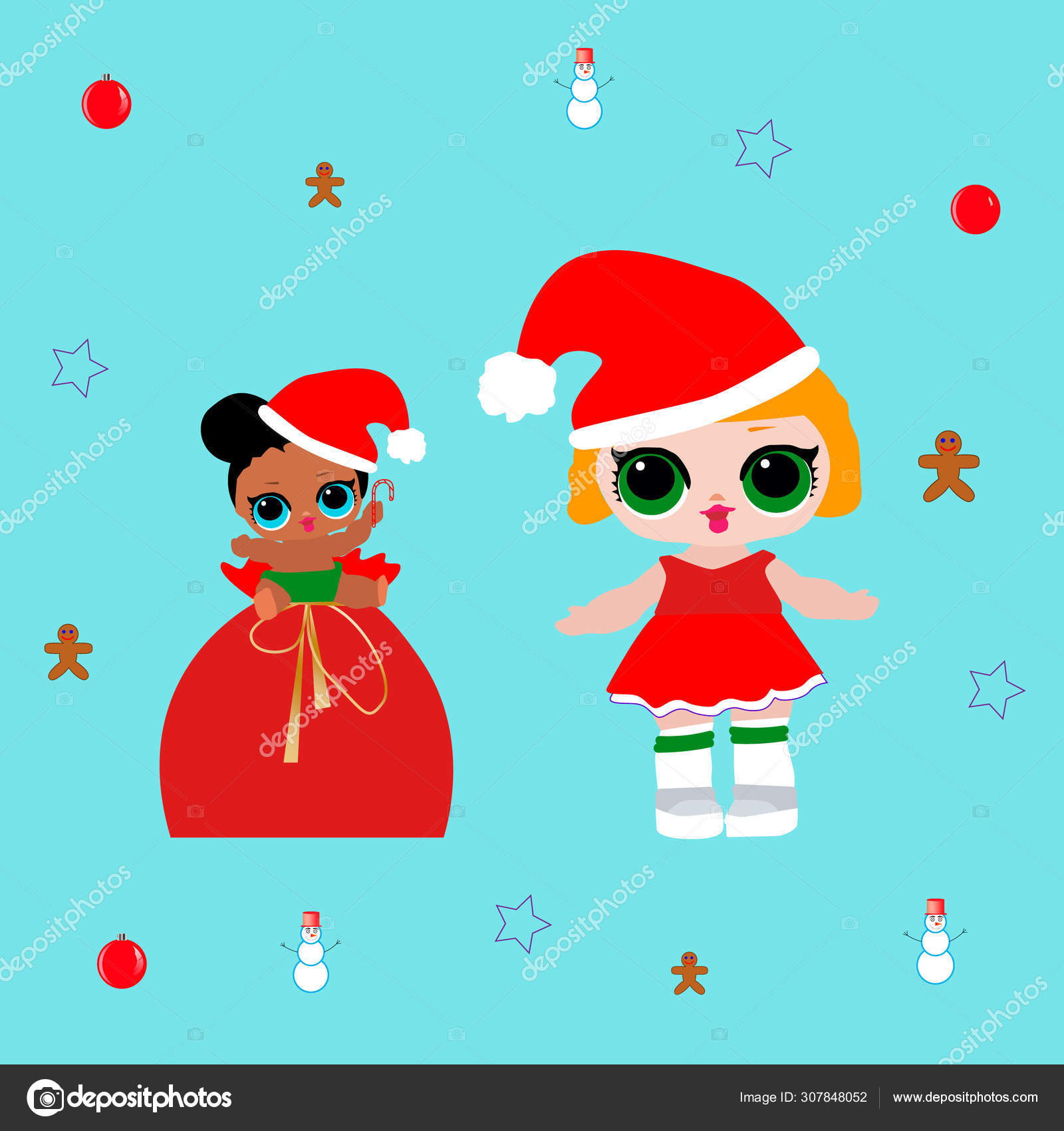 lol doll with red hat