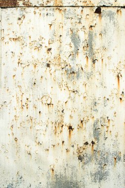 Metal plaka arkaplan olarak pas dokusu.