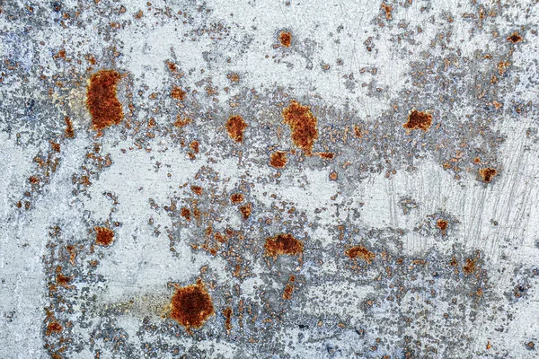 Schöne Rostflecken Auf Einem Weißgrauen Teller Rostiger Hintergrund — Stockfoto