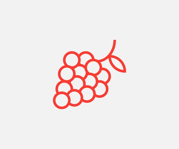 Outline grape icon. grape vector illustration. Symbol for web and mobile