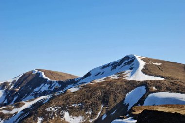 Kış hiking, güzel manzaraları