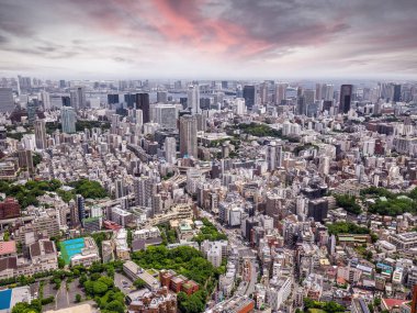 Tokyo şehir yayılma, Japonya havadan görünümü
