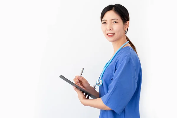 Female Healthcare Worker Medicine Health Concept — Stock Photo, Image