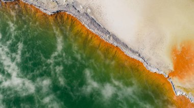 sıcak su kaynağı uçak gördüm