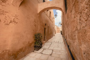 Sokakları Kalesi / cittadella Victoria Gozo, Malta