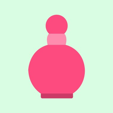 Vektör kadınlar için pembe parfüm