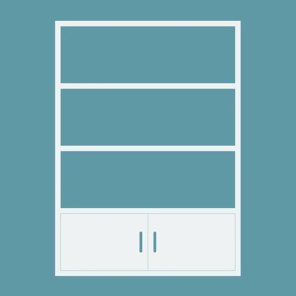 Kitaplar için kabine raflar