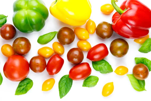 Seleção Legumes Orgânicos Frescos Conceito Alimentação Saudável Dieta — Fotografia de Stock