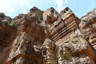 Phnom Penh, Kamboçya yakınındaki Tonle Batı Tapınağı