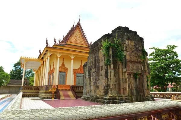 Edifício Principal Antigo Templo Templo Tonle Bati Perto Phnom Penh — Fotografia de Stock