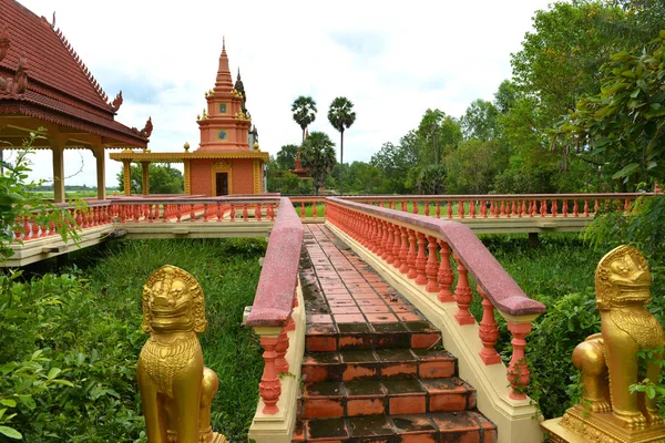 Passeios Templo Tonle Bati Camboja — Fotografia de Stock