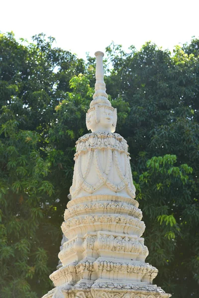 Phnom Penh Kamboçya Daki Küçük Tapınak Dekorasyonu — Stok fotoğraf