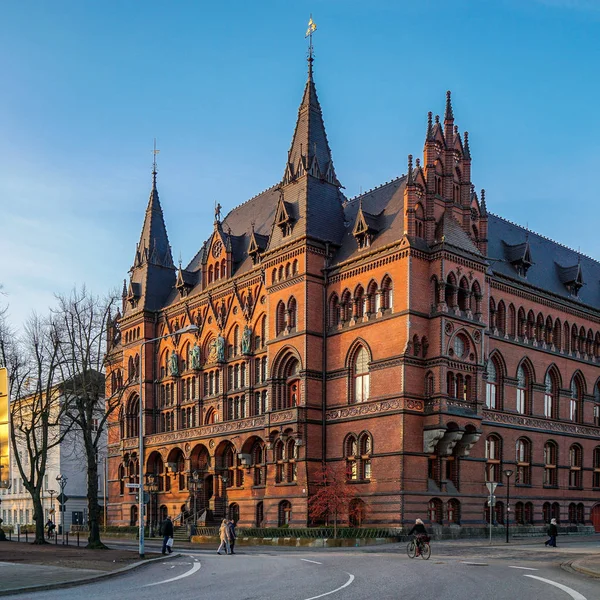 Starego Budynku Cegły Rostock Niemcy — Zdjęcie stockowe