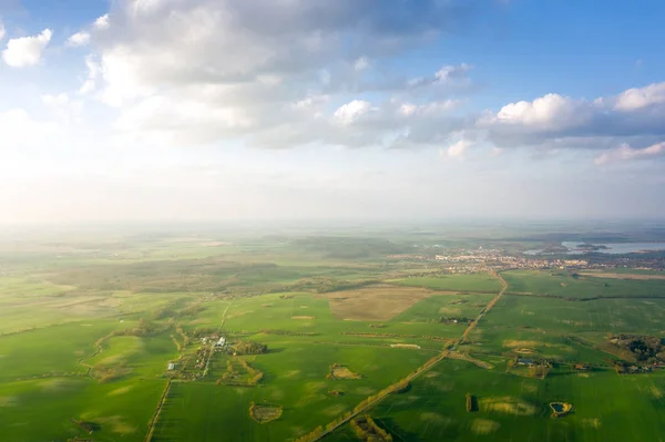 Vista Aérea Paisagem Mecklemburgo Pomerânia Ocidental — Fotografia de Stock