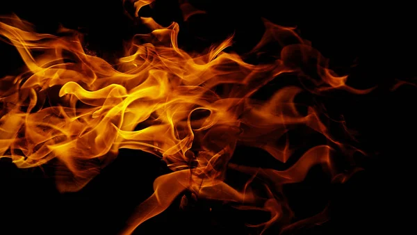 Огненное Пламя Абстрактном Искусстве — стоковое фото