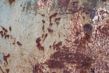 Eski demir, Paslı metal metal sac levha levha soyut sanat arka plan yüzeyinde pas kadar yakın