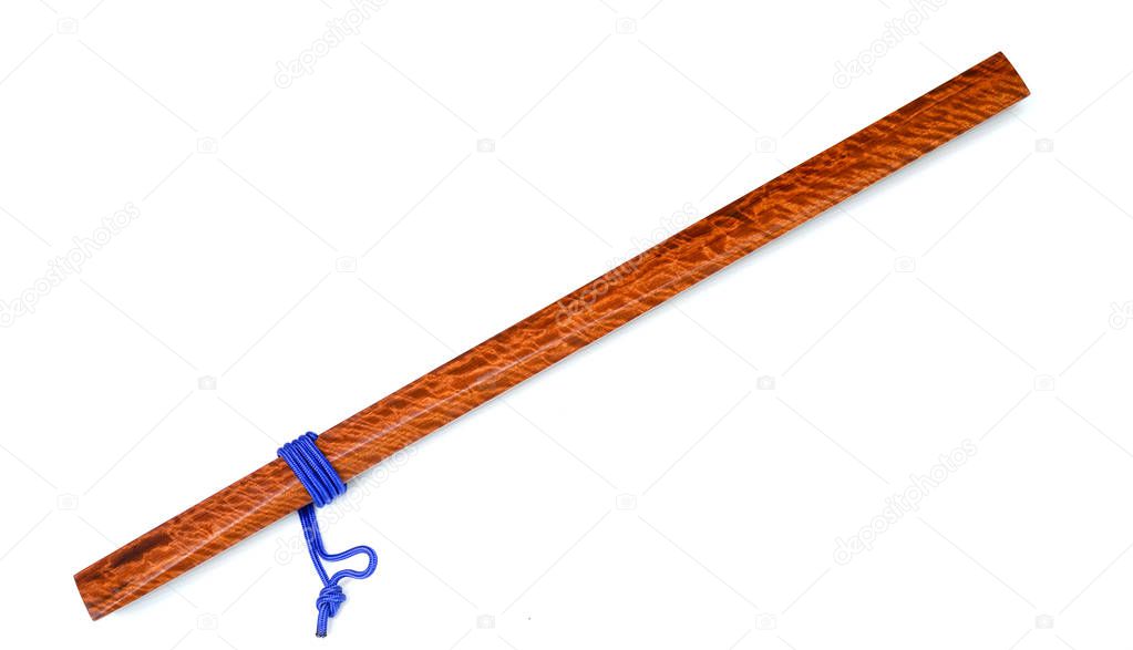 KomFaek wood baton is weapon Thailand ancient