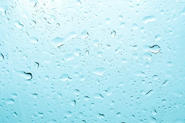 Imagem Dentro Gotas Chuva Água Vidro Janela Carro — Fotografia de Stock