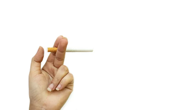 Image Cigarette Hand — Stock Photo, Image