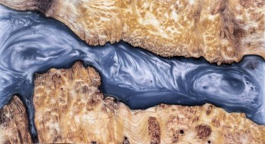 Casting epoxy resin Stabilizing Leza burl wood abstract art background texture clipart