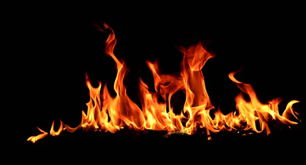 En llamas. — Foto de Stock
