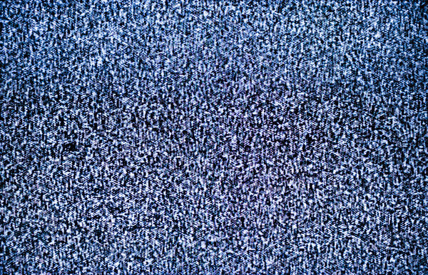 No signal to monitor, Static noise bad tv signal black and white
