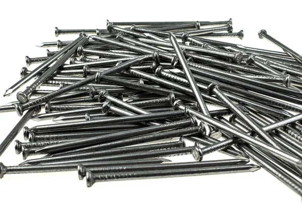 Pile of iron nails — Stock Photo, Image