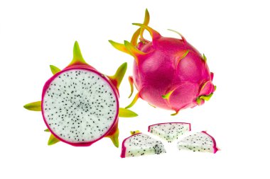 Güzel pembe ejderha meyve veya pitaya