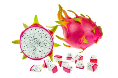Güzel pembe ejderha meyve veya pitaya