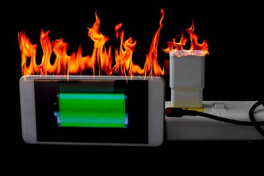 Plug in power prizinde yangın Adaptörü akıllı telefon şarj cihazı 