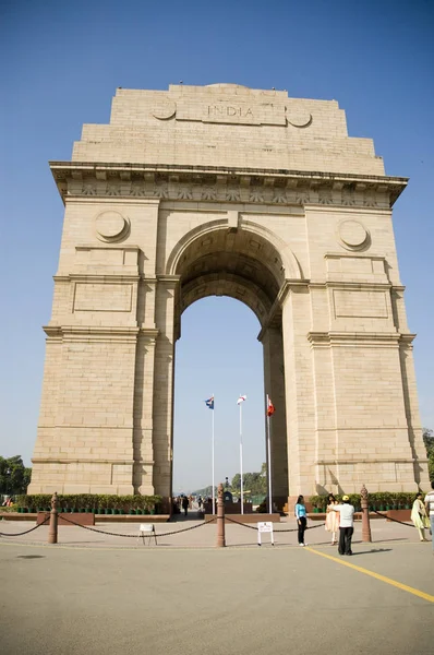 Puerta de la India. Nueva Delhi. Monumento . — Foto de Stock