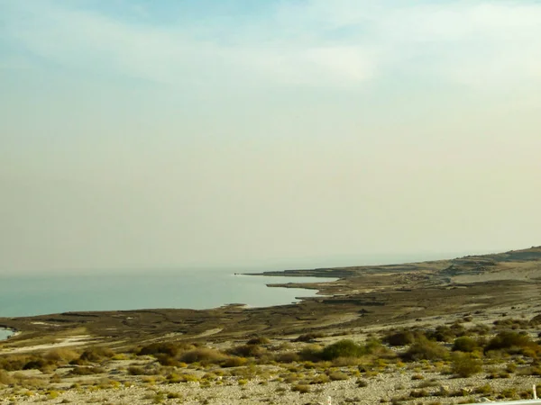 Paysage Désertique Près Mer Morte Aube Israël — Photo