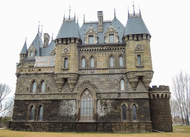 Güzel Gotik kale. Samara bölgesi. 20 Nisan 2017