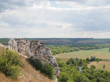 Voronezh bölgesinde kültürel ve tarihi kompleks Divnogorie, Rusya.
