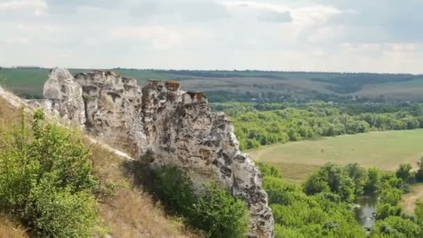 Kulturellt och historiskt komplex Divnogorie i Voronezh regionen, Ryssland — Stockvideo