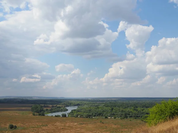 Aerial Körül Kilátás Divnogorye Múzeum Reserve Voronyezs Régió — Stock Fotó