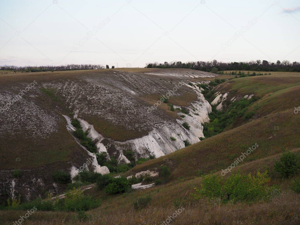 Divnogorsky Cretaceous Canyon, Voronezh Region Russia