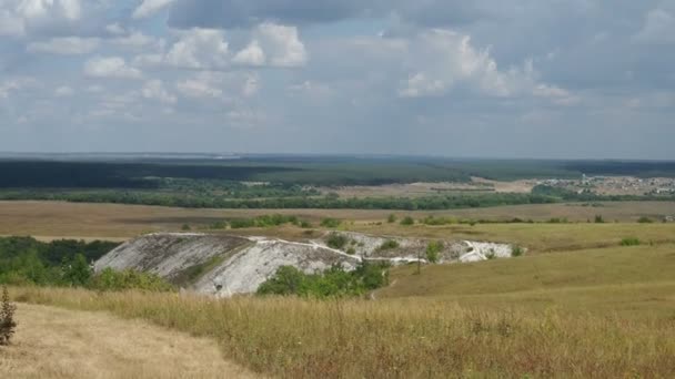 Widok Małą Diwę Rezerwat Przyrody Divnogorye Region Woroneż — Wideo stockowe