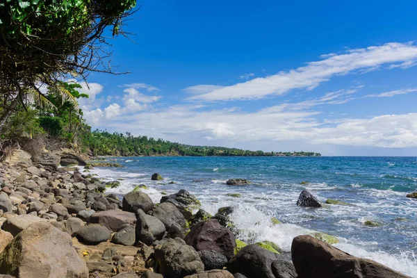 Grande Anse Plage Près Trois Rivières Basse Terre Guadeloupe — Photo