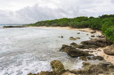 La Douche beach on the road to La Pointe Des Chateaux, Grande-Terre, Guadeloupe