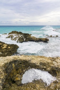 La Douche beach on the road to La Pointe Des Chateaux, Grande-Terre, Guadeloupe