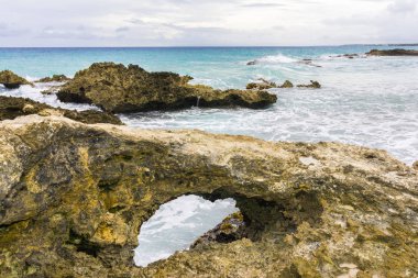 La Douche beach on the road to La Pointe Des Chateaux, Grande-Terre, Guadeloupe