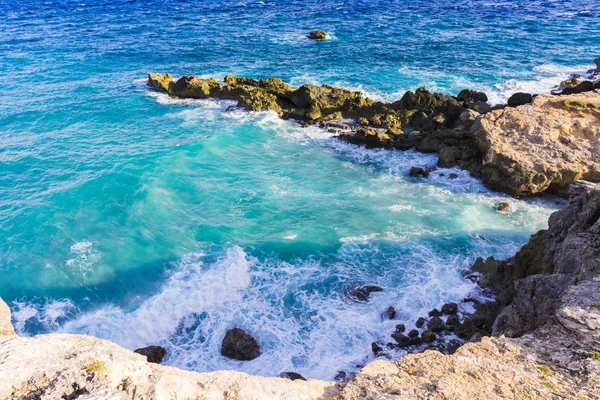 Pointe Des Chateaux Grande Terre Guadalupe — Fotografia de Stock