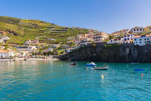 Pohled Město Camara Lobos Nedaleko Funchal Madeira Portugalsko — Stock fotografie